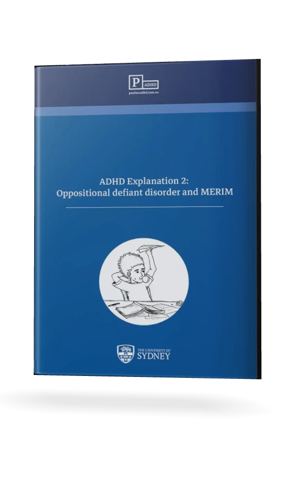 ADHD Explanation 2 cover — Oppositional defiant disorder and MERIM