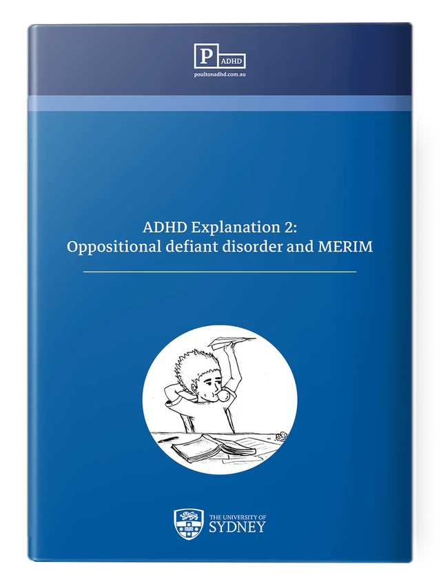 ADHD Explanation 2 cover — Oppositional defiant disorder and MERIM