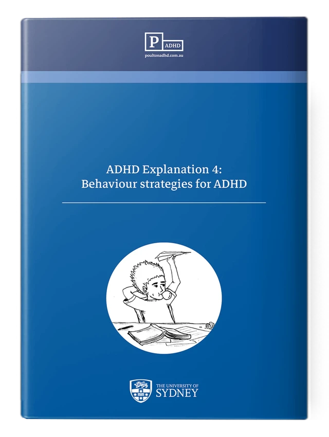 ADHD Explanation 4 cover — Behaviour strategies for ADHD