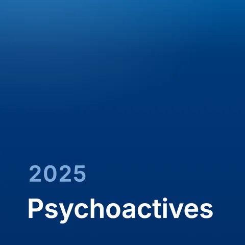 Psychoactives, 2025 — journal-name tile