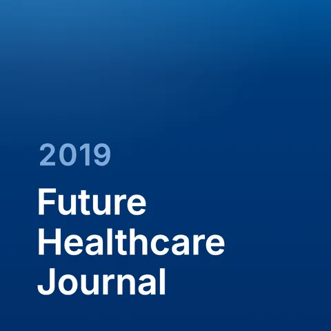 Future Healthcare Journal, 2019 — journal-name tile