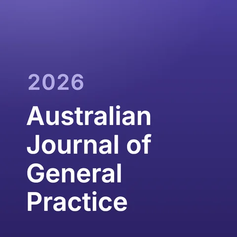 Australian Journal of General Practice, 2026 — journal-name tile